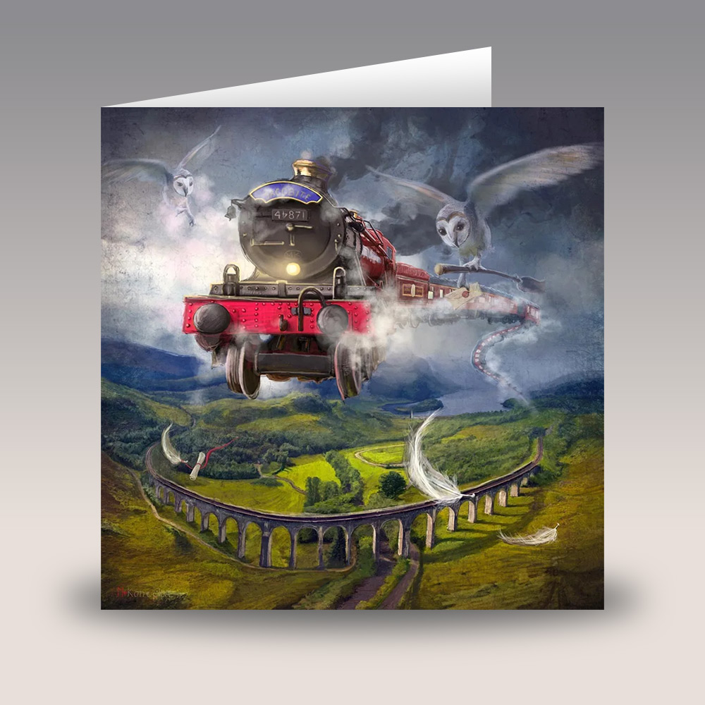  Glenfinnan Express Greeting Card