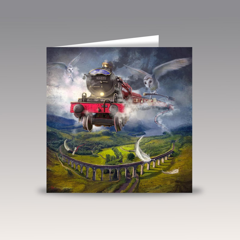 Glenfinnan Express Greeting Card
