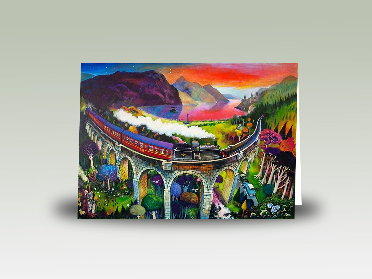 Magical Glenfinnan Greeting Card